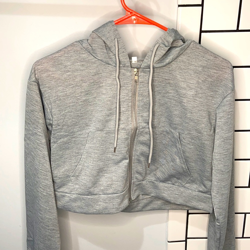 Cropped zip-up hoodie from Amazon